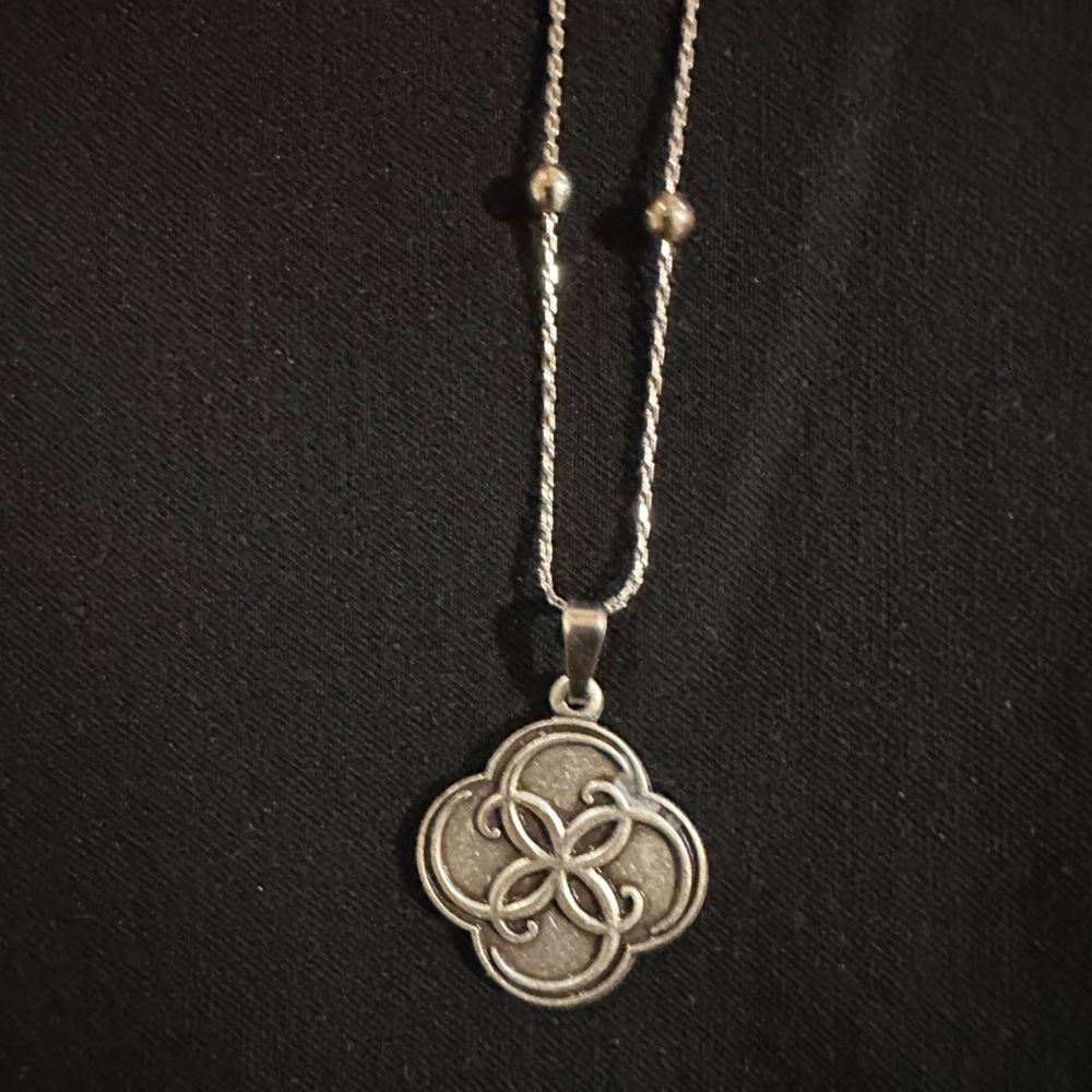 Alex and Ani adjustable/expandable Breath of Life Silver Pendant Necklace